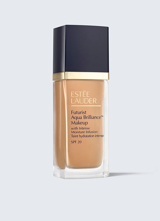 futurist aqua brilliance makeup med intensiv återfuktning spf 20
