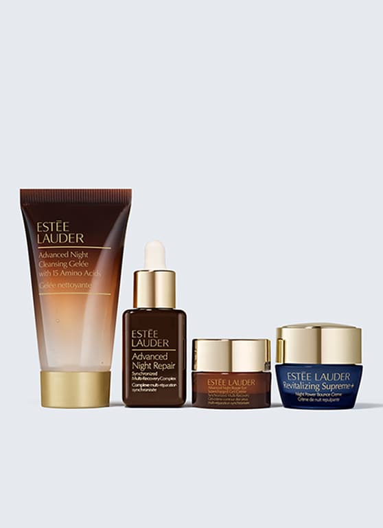 packa upp ditt glow advanced night repair hudvårdsstartset